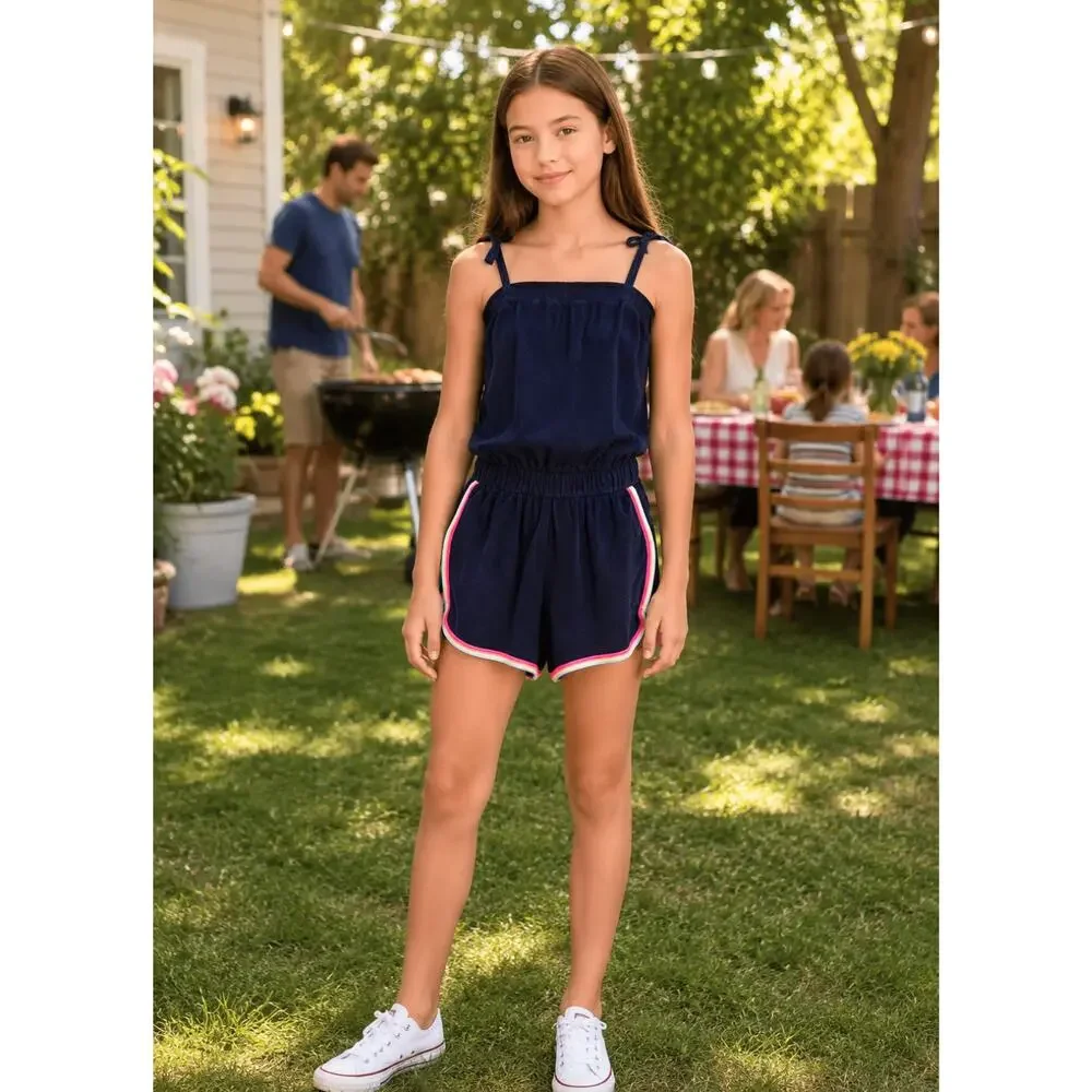 GAP KIDS Navy Blue “Dolphin” Romper, XL